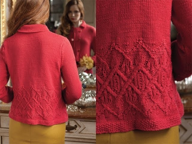 #5 Cabled Jacket, Vogue Knitting Holiday 2010