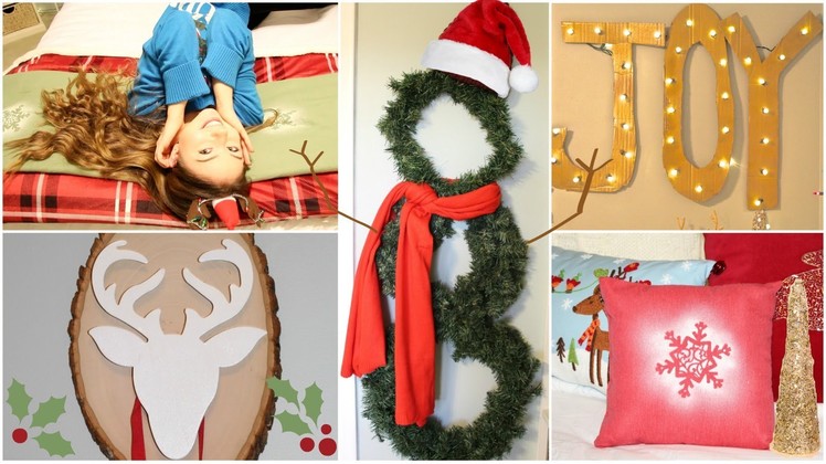 9 DIY Holiday.Winter Room Decorations + Gift Ideas!