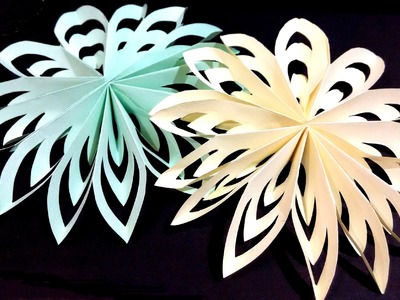 Awesome 3d Snowflake - Very easy and rich. Table decor - Easter