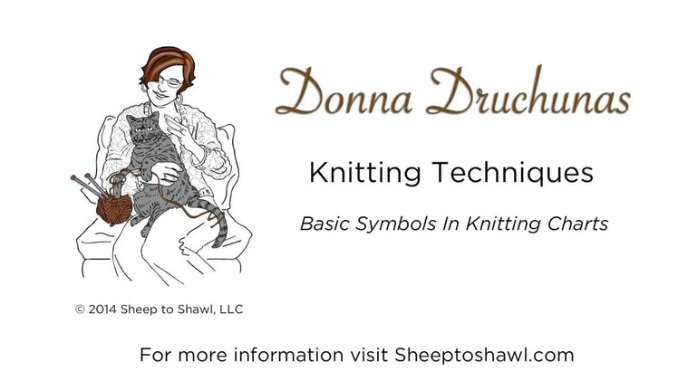 Basic Knitting Techniques - Basic Symbols - Donna Druchunas Sheeptoshawl.com