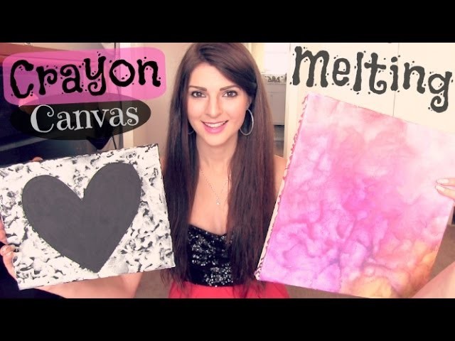 Crayon Melting Canvas Art - How To