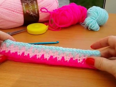 Crochet Baby Headband Hairband Tutorial 0-3mths Part 1