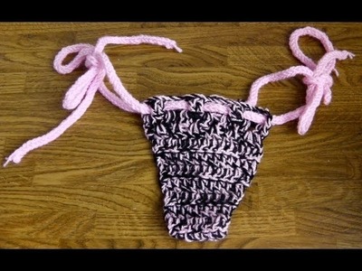 Crochet bikini [3] g-string bottom