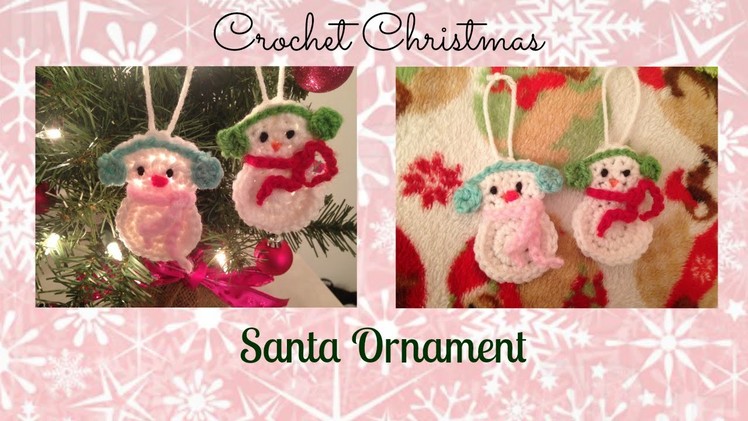 Crochet Christmas: Snowman Ornament Tutorial