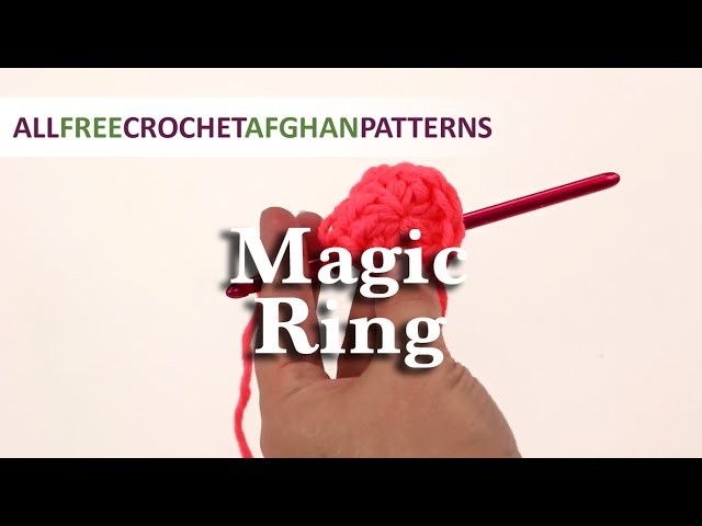 Crochet Magic Ring.Adjustable Ring Tutorial