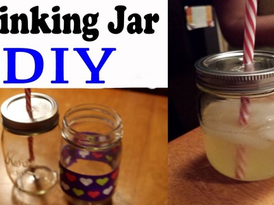 DIY Drinking Mason Jars