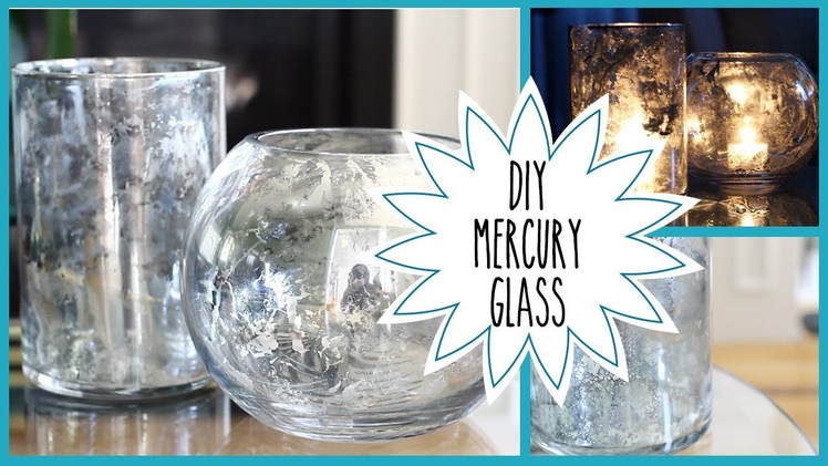 DIY | Faux Mercury Glass (Pottery Barn Inspired)