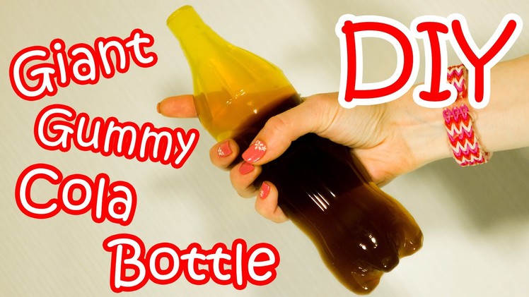 DIY Giant Gummy Cola Bottle - How To Make Giant Gummy Coca-Cola Bottle At Home (Recipe)