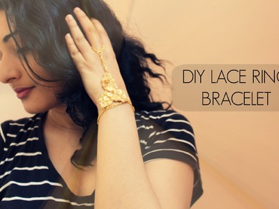 DIY Lace Ring Bracelet. Slave Bracelet