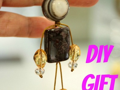 {DIY} - Lovely Sweet Crystal Doll Knotted Necklace