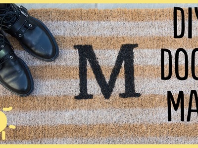 DIY | Monogram Doormat