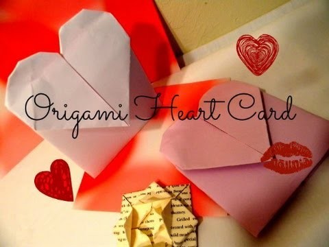 Diy-Tutorial:How To Make Origami Heart Card Enevlopes