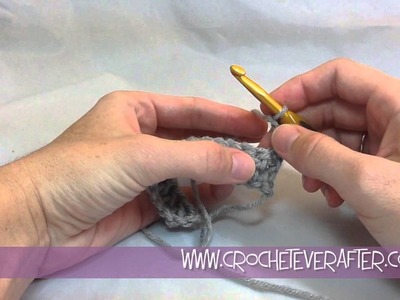Double Crochet Tutorial #2: DC into the First Stitch of the Row