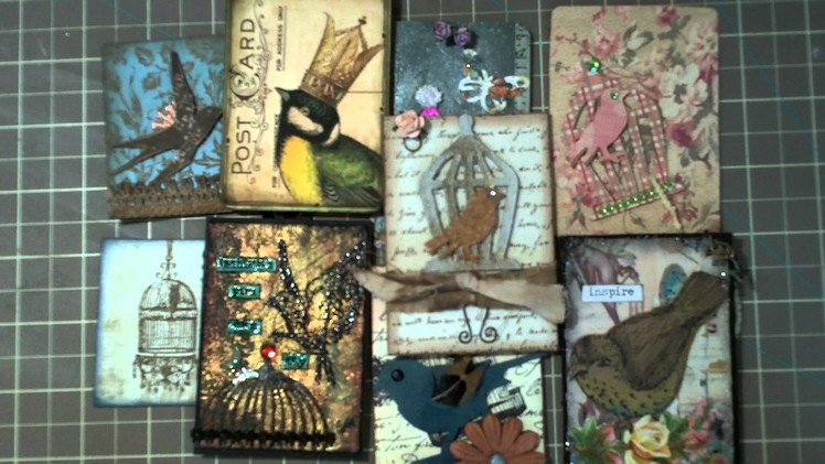 Flowers, ATC share and Michaels scrapbooking haul