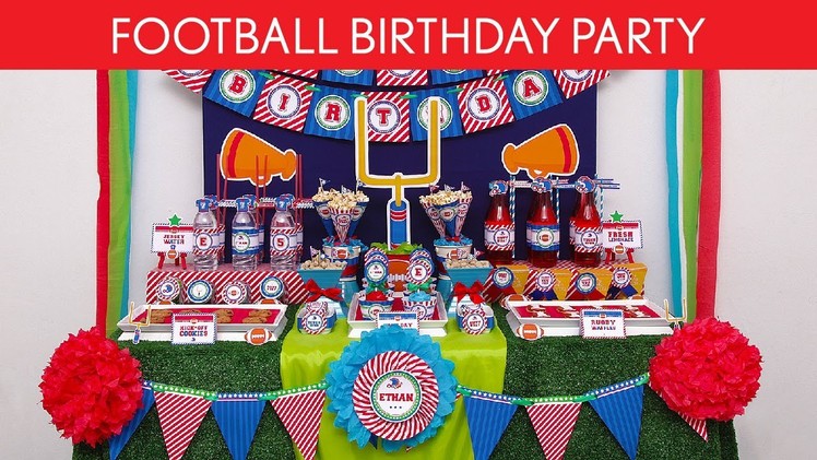 Football Birthday Party Ideas. Football - B60