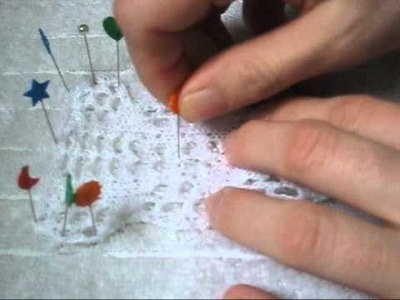 How to Block Lace Knitting