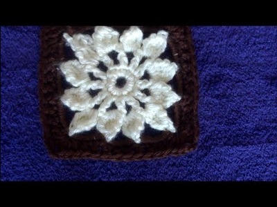 How to Crochet a Granny Square Flower