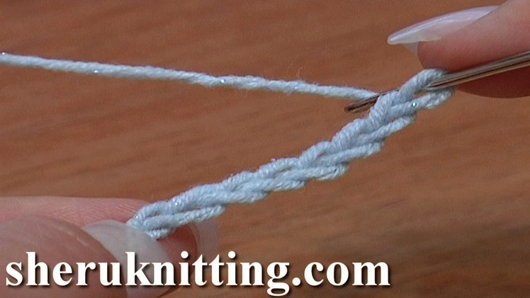How to Crochet Chain Stitch Foundation Chain Beginning Crochet Tutorial 4