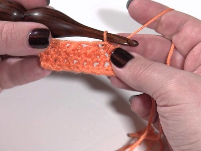 How to Crochet: Half Double Crochet Decrease Left-Handed Version