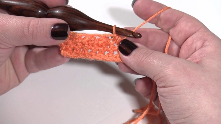 How to Crochet: Half Double Crochet Decrease Left-Handed Version