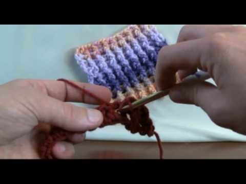 How To Crochet Single Rib Stitch - RH