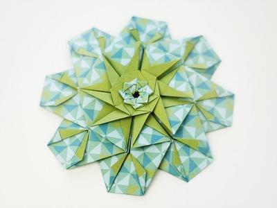 How to fold: Origami Mandala Poty | Nekkoart