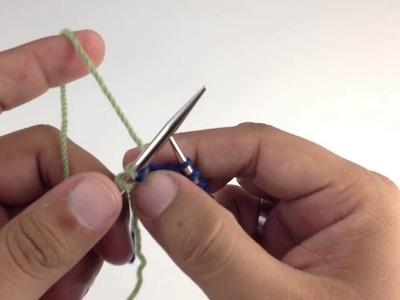 How to Knit the Invisible Cast On (left handed)