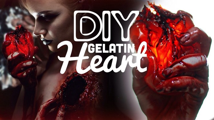 How to make a fake heart - Special FX DIY Gelatin Heart