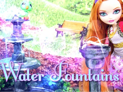 How to make Doll Water Fountains - Doll Crafts