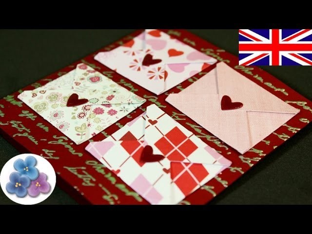 How to Make Love Cards DIY Valentines Day Card for Valentine's Day Papercraft Greeting Cards Mathie