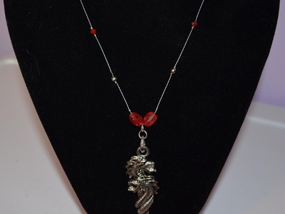 Jewelry Tutorials: Episode 14: Wire & Crystal Dragon Necklace
