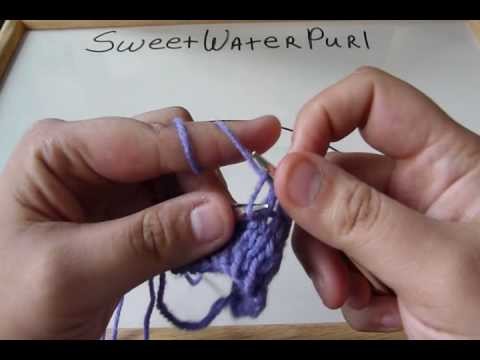 Knitting: Continental Method: Knitted Bind Off