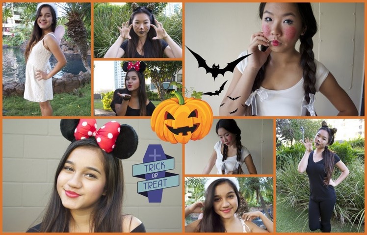 Last Minute DIY Halloween Costumes & Makeup! ♡