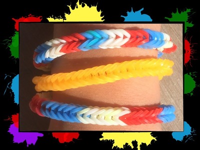 Level 1 video 5: Learn how to make an easy thick Loom bracelet with Loom bands and a fork