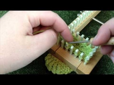 Loom Knit: Stretchy Bind Off no crochet or needle