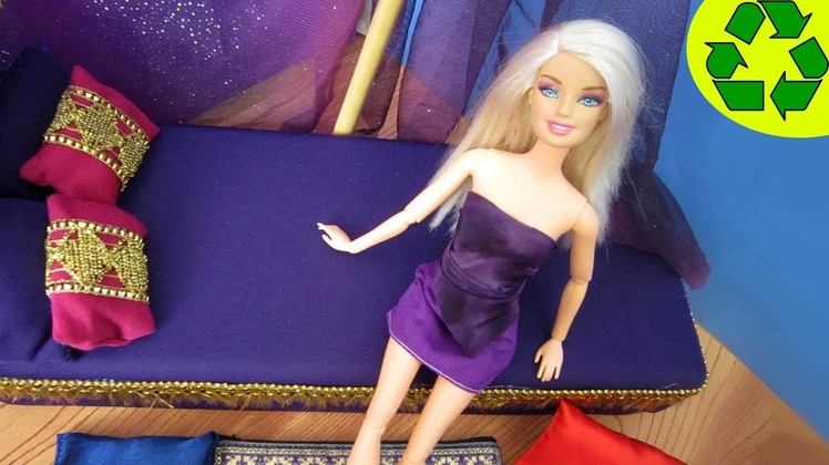 Make a Barbie Bed - Doll Crafts