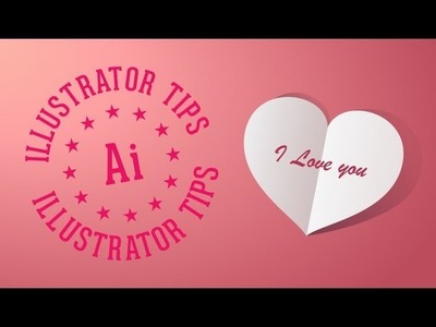 Make A Paper Heart Design In Illustrator