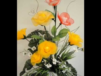 Nylon Flower Arrangement