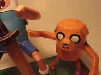 Papercraft Adventure Time Big Finn Jake