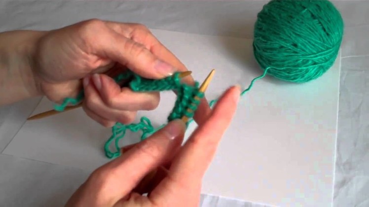 The Knit Stitch (Knitting with Worldknits)