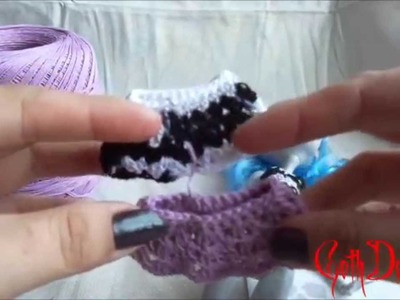 Tutorial - How to Crochet a skirt for Monster High Dolls by GothDollie