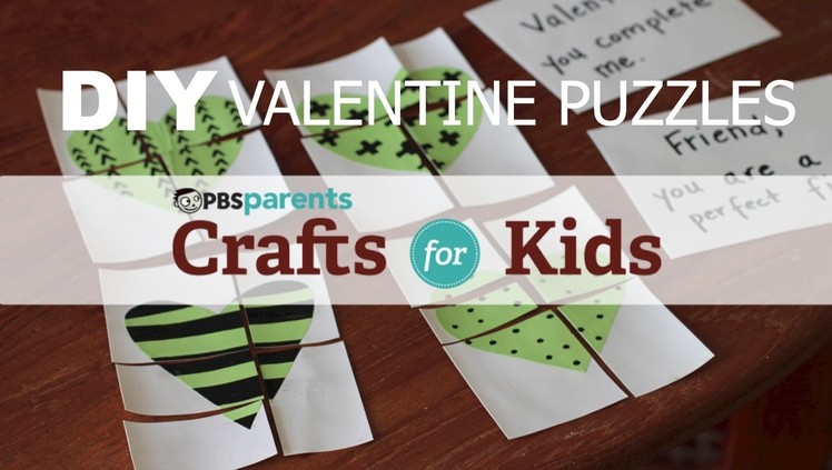 Valentine's Day Heart Puzzles | Crafts for Kids | PBS Parents