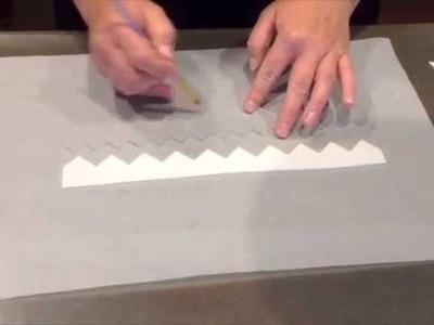 Video Tutorial Chevron acrylic template and cutter