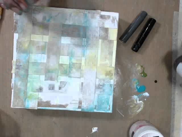 Altered Canvas tutorial - Mixed Media