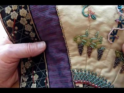 Beading Lesson: Satin Stitch and Grapes