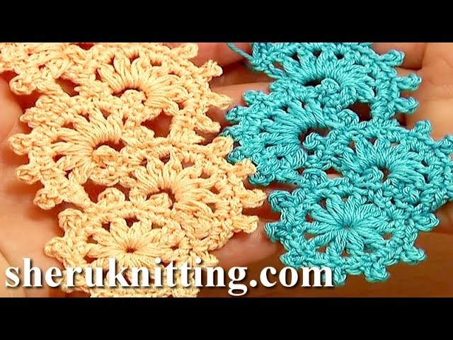 Crochet Puff Stitch Narrow Lace Tape Tutorial 11 Free Crochet Patterns
