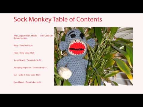 Crochet Sock Monkey Table of Contents - Crochet Geek