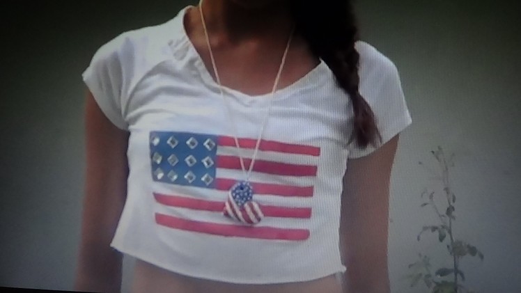 DIY American Flag Shirt -HowToByJordan