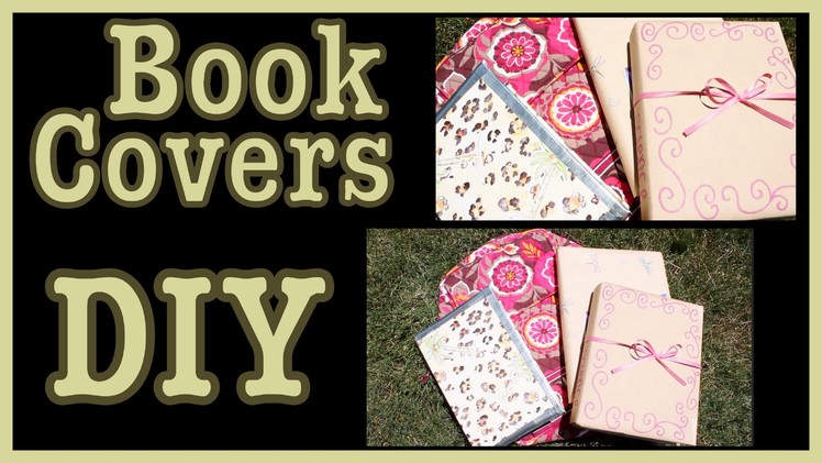 DIY: Book Covers | Ideas & How To Decorate Them!