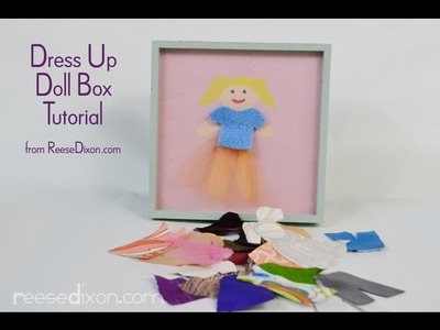 DIY Christmas gift for girls - Paper Dolls 2.0